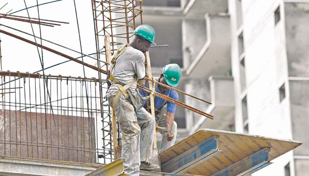 Crecimiento en la industria de construcción