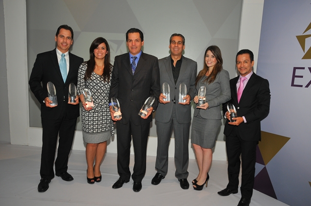 Arturo Sáenz, VP Mercadeo y Canales de Negocios de Generali; Marlene Pérez; Gabriel De Obarrio, Executive Vice-President (CEO); Ariel Botello; Fátima Valles y Luis De León. Aseguradora por Excelencia