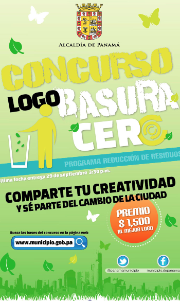 Alcaldía panameña convoca a concurso de logo “Basura Cero”