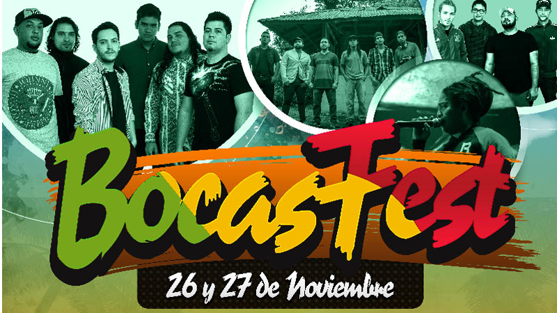 Intérpretes de la música Roots y Calipso por primera vez en el “BocasFest”
