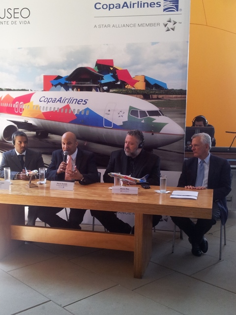 Anand Devarajan, Marco Ocando, Bruce Mau y Stanley Motta. Copa y Biomuseo hacen de Panamá un destino único
