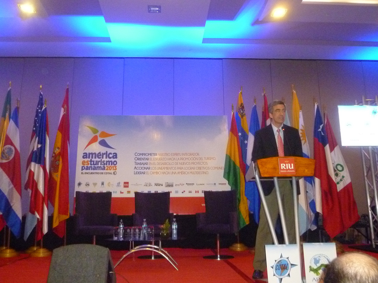 Pedro Heilbron, presidente de Copa. COTAL inaugura congreso en Panamá