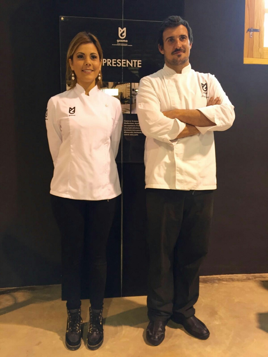 Marielo Díaz y el chef Jordi Ferrer Primera Panameña en GASMA