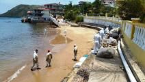 Área de Taboga afectada por derrame, libre de residuos en 90%